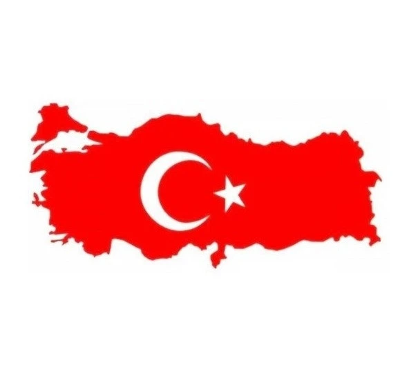 Ce-Ka Türkiye Haritası Araç Sticker